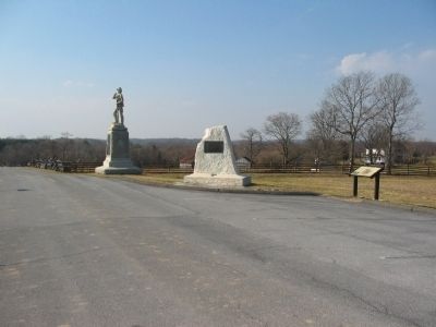 7th Pennsylvania Reserves and Clara Barton Monuments at Stop 2 image. Click for full size.
