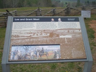 Lee and Grant Meet Marker. Click for full size. Lee and Grant Meet Marker image. Click for full size.