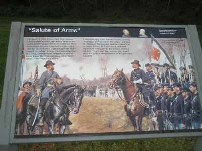 "Salute of Arms" Marker image. Click for full size.