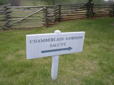 This way to the Chamberlain - Gordon Salute site. Click for full size. This way to the Chamberlain - Gordon Salute site image. Click for full size.