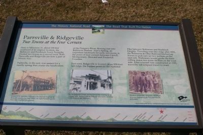 Parrsville & Ridgeville Marker image. Click for full size.