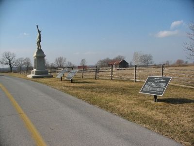 War Tablets Flanking the 3rd Pennsylvania Reserves Monument image. Click for full size.