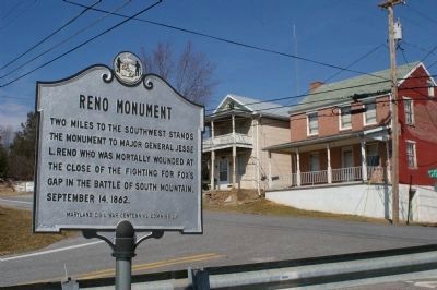 Reno Monument Marker. Click for full size. Reno Monument Marker image. Click for full size.