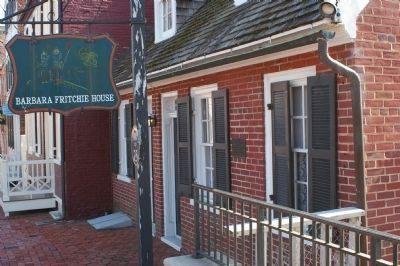 Barbara Fritchie House. Click for full size. Barbara Fritchie House image. Click for full size.