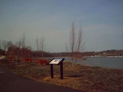 Belmont Bay ~ End of the Water Marker image. Click for full size.