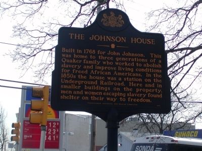 Johnson House Underground Railroad Station image. Click for full size.