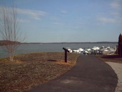 Belmont Bay ~ End of the Water Marker image. Click for full size.
