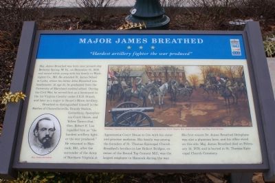 Major James Breathed Marker image. Click for full size.