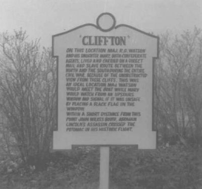 "Cliffton" Marker. Click for full size. "Cliffton" Marker image. Click for full size.