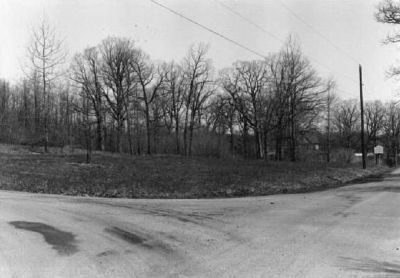 Marker and Hotel site, 1975 image. Click for full size.