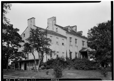 Perry Hall in 1936 image. Click for full size.