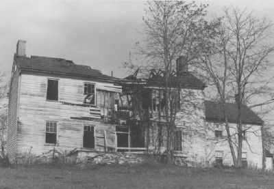 The house near collapse in 1976 image. Click for full size.