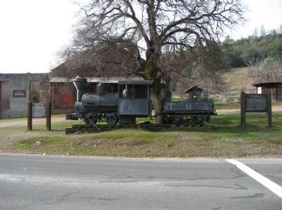 Whistling Billy and Coulterville Markers image. Click for full size.