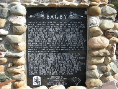 Bagby Marker. Click for full size. Bagby Marker image. Click for full size.