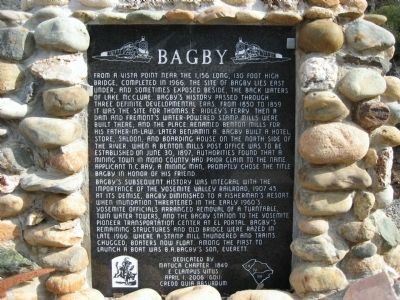 Bagby Marker image. Click for full size.