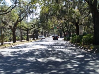 Today's view of Waters Avenue where once the Grandstands stood. Click for full size. Today's view of Waters Avenue where once the Grandstands stood image. Click for full size.