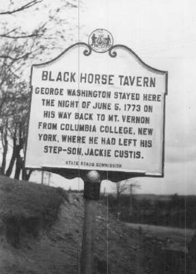 Marker, probably in the 1930s image. Click for full size.