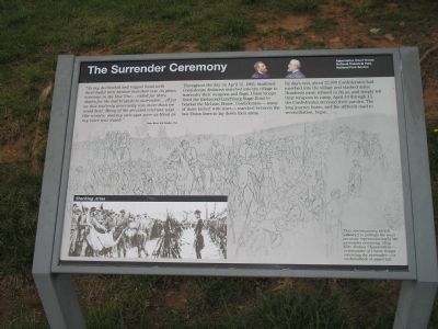 The Surrender Ceremony Marker. Click for full size. The Surrender Ceremony Marker image. Click for full size.