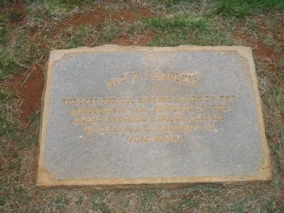 North Carolina Marker. Click for full size. North Carolina Marker image. Click for full size.