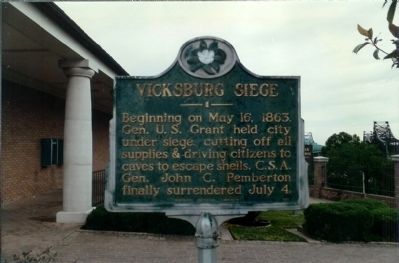 Vicksburg Siege Marker image. Click for full size.