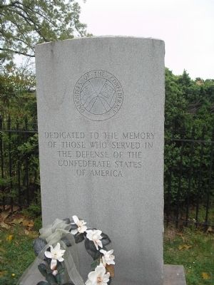 DOC Monument in the Confederate Cemetery image. Click for full size.