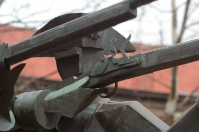 John Eager Howard statue (detail) image. Click for full size.