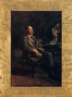 Portrait of Henry A. Rowland by Thomas Eakins image. Click for full size.