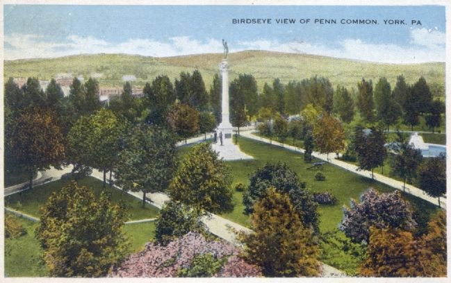 Birdseye View of Penn Common, York, PA image. Click for full size.