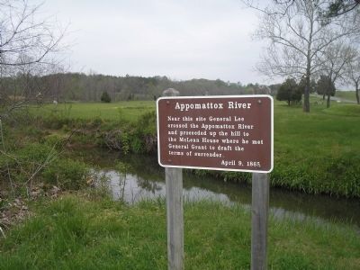 Appomattox River Marker. Click for full size. Appomattox River Marker image. Click for full size.