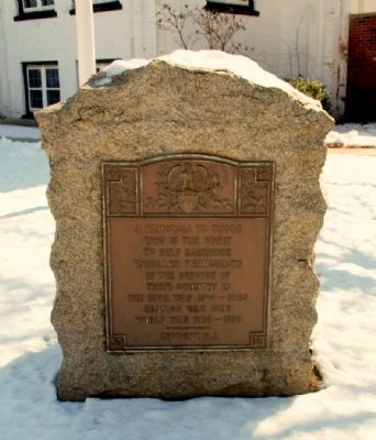 Civil War Spanish War World War Memorial. Click for full size. Civil War Spanish War World War Memorial image. Click for full size.