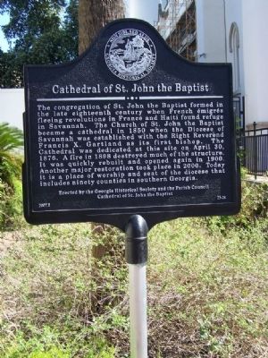 Cathedral of St. John the Baptist Marker image. Click for full size.