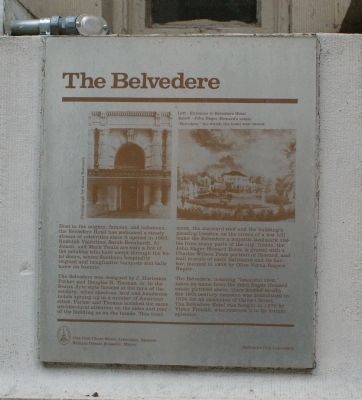 The Belvedere Marker. Click for full size. The Belvedere Marker image. Click for full size.