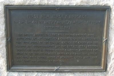 First New Jersey Brigade Monument image. Click for full size.
