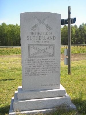 The Battle of Sutherland Monument image. Click for full size.