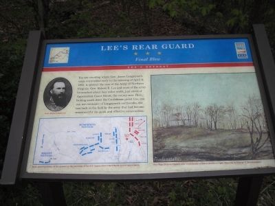 Lee�s Rear Guard Marker image. Click for full size.