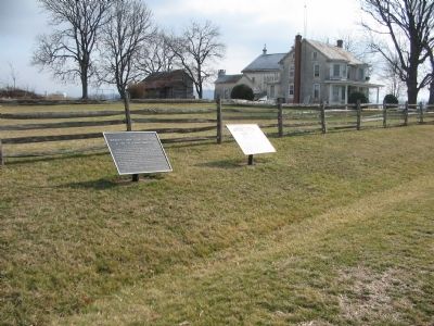 Tablets in Front of the Modern Farm House. Click for full size. Tablets in Front of the Modern Farm House image. Click for full size.