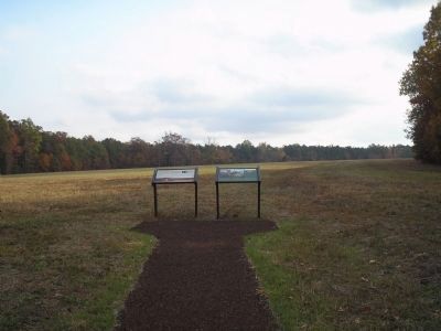 Marker with the Tapp Field in the background image. Click for full size.