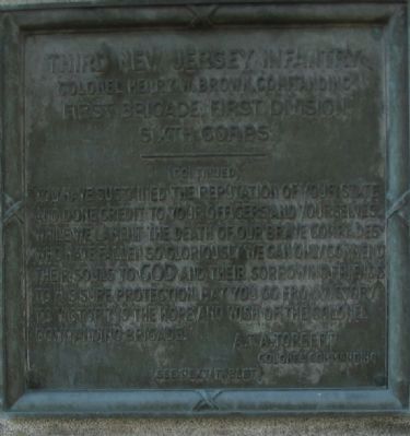 3rd New Jersey Tablet image. Click for full size.