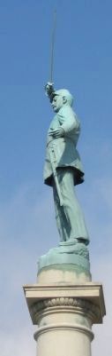Statue at Top of Monument image. Click for full size.