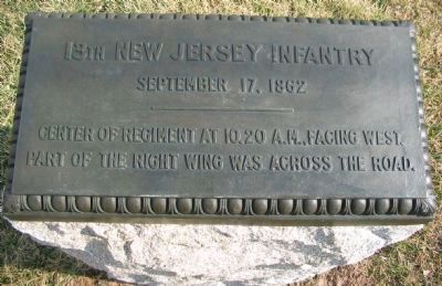 13th New Jersey Infantry Monument. Click for full size. 13th New Jersey Infantry Monument image. Click for full size.