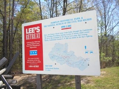 Pamplin Historical Park on Lee's Retreat Trail image. Click for full size.