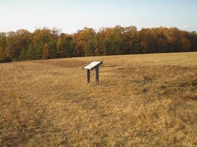 Earthworks made by Longstreet's troops image. Click for full size.