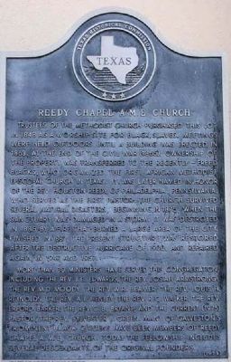 Reedy Chapel A.M.E. Church Marker image. Click for full size.