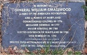 General Smallwood's Gravesite Marker image. Click for full size.