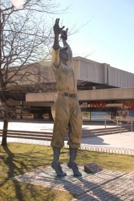 Jackie Robinson Marker (left view). Click for full size. Jackie Robinson Marker (left view) image. Click for full size.