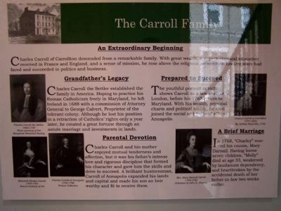 The Carroll Family - Interior Marker image. Click for full size.
