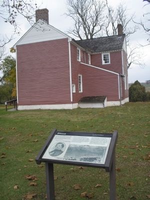 Marker with Ellwood in the background image. Click for full size.