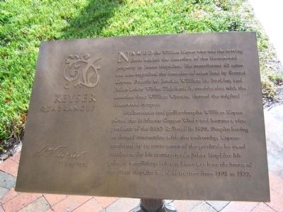 Keyser Quadrangle Marker image. Click for full size.