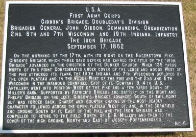 First Army Corps Marker. Click for full size. First Army Corps Marker image. Click for full size.