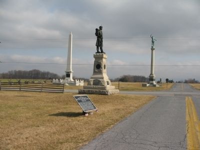 War Department Tablet 6 and 124th Pennsylvania Monument image. Click for full size.